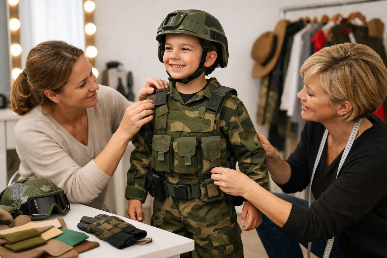 Children's Army Costume Fit, Comfort and Play