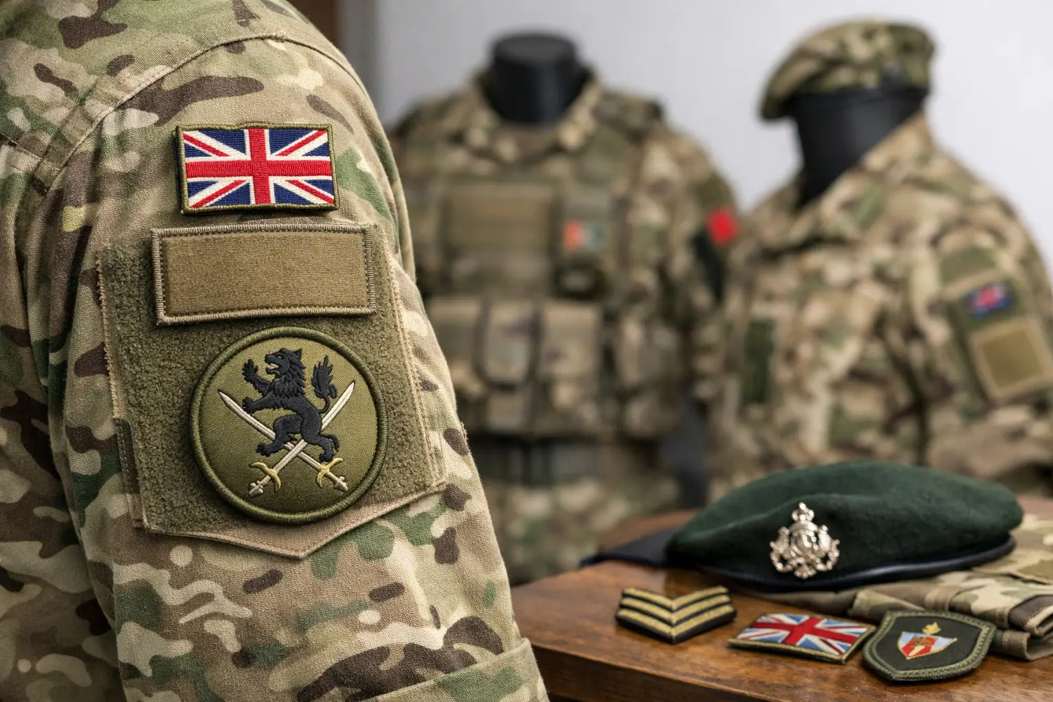 Army Patch Placement Guide for British Uniforms