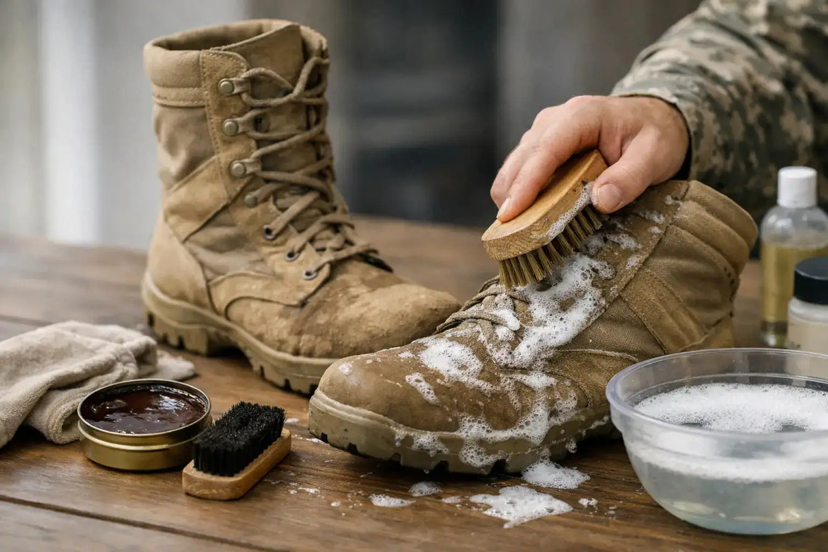 How to Clean Army Boots Properly