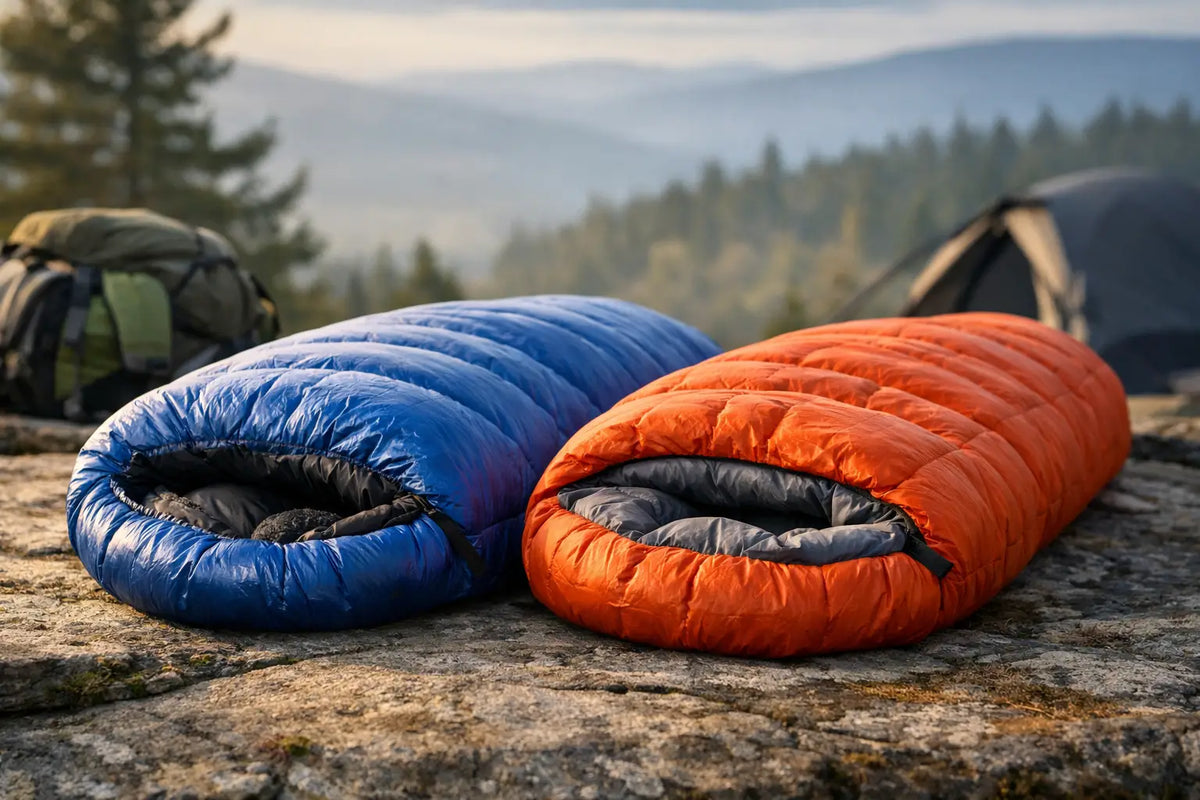 Down Sleeping Bag vs Synthetic for Field Use