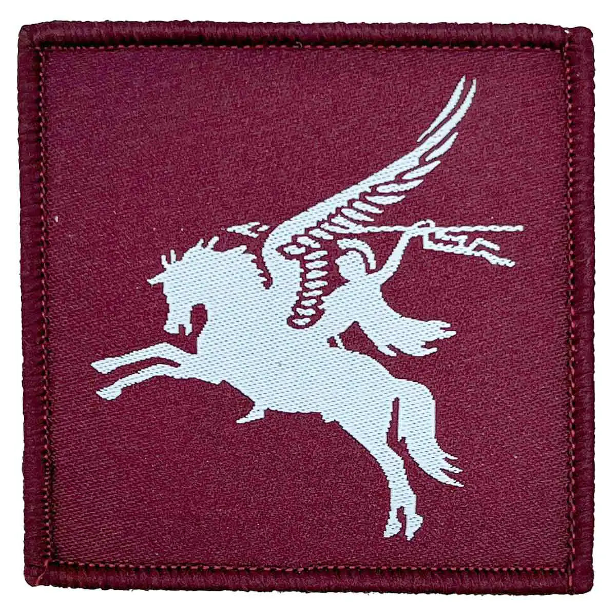 16 Air Assault (Pegasus) Brigade Hook & Loop Backing TRF - John Bull Clothing Maroon/Blue (Coloured) from John Bull Clothing