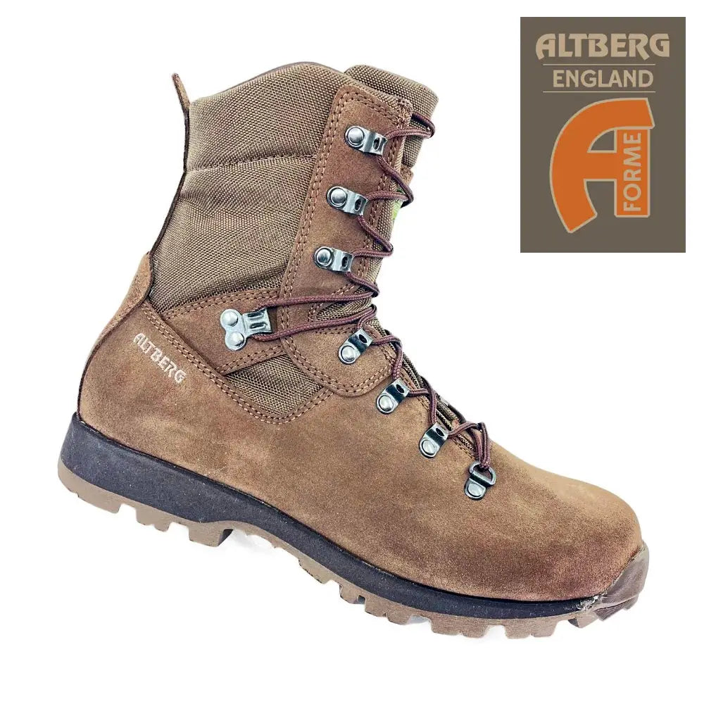 Altberg Desert Tabbing Boot MK3 MoD Brown with AForme Fitting