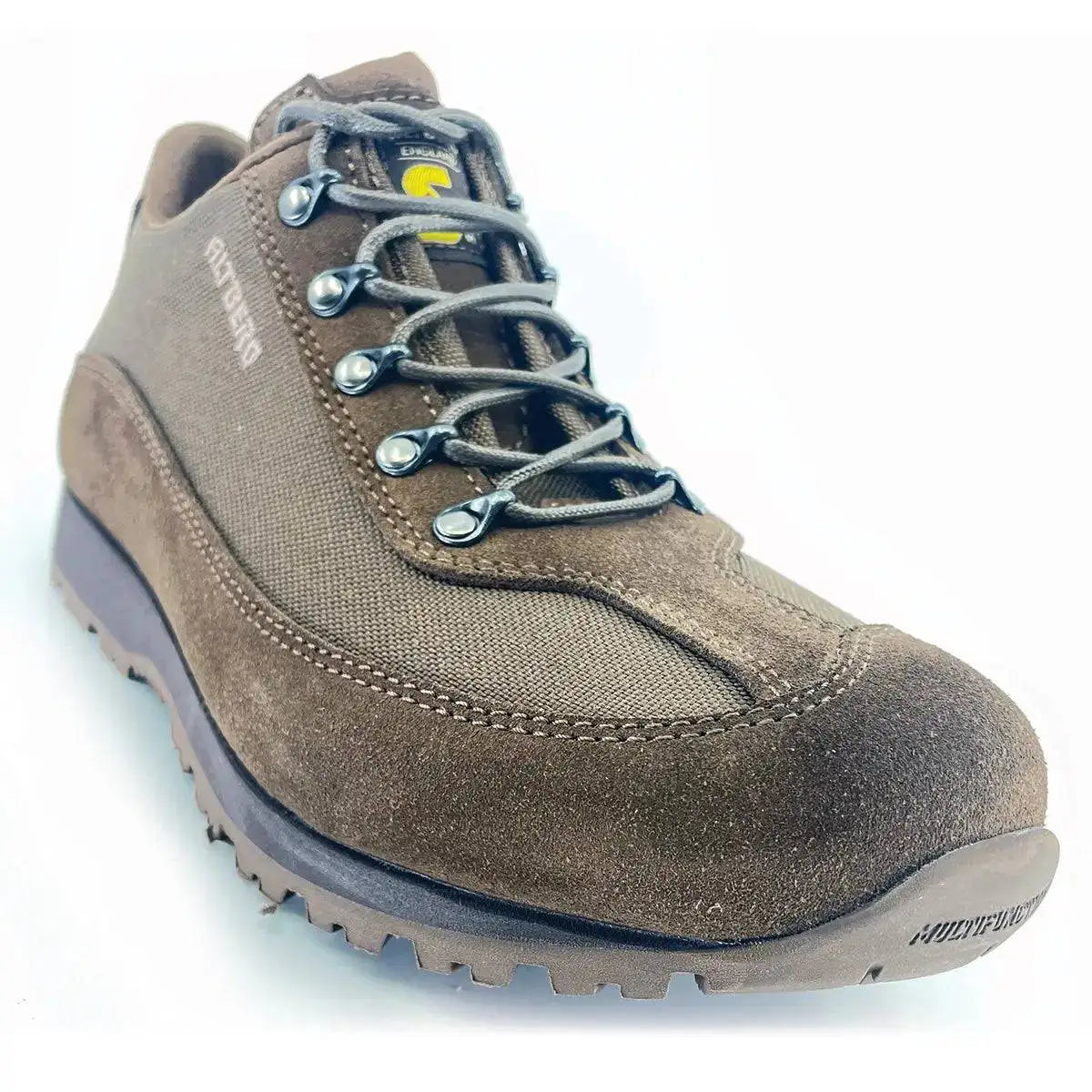 Altberg Samarkland Lightweight Travel Shoe in brown, featuring a durable Cordura and suede upper with a rugged sole for outdoor adventures. from John Bull Clothing