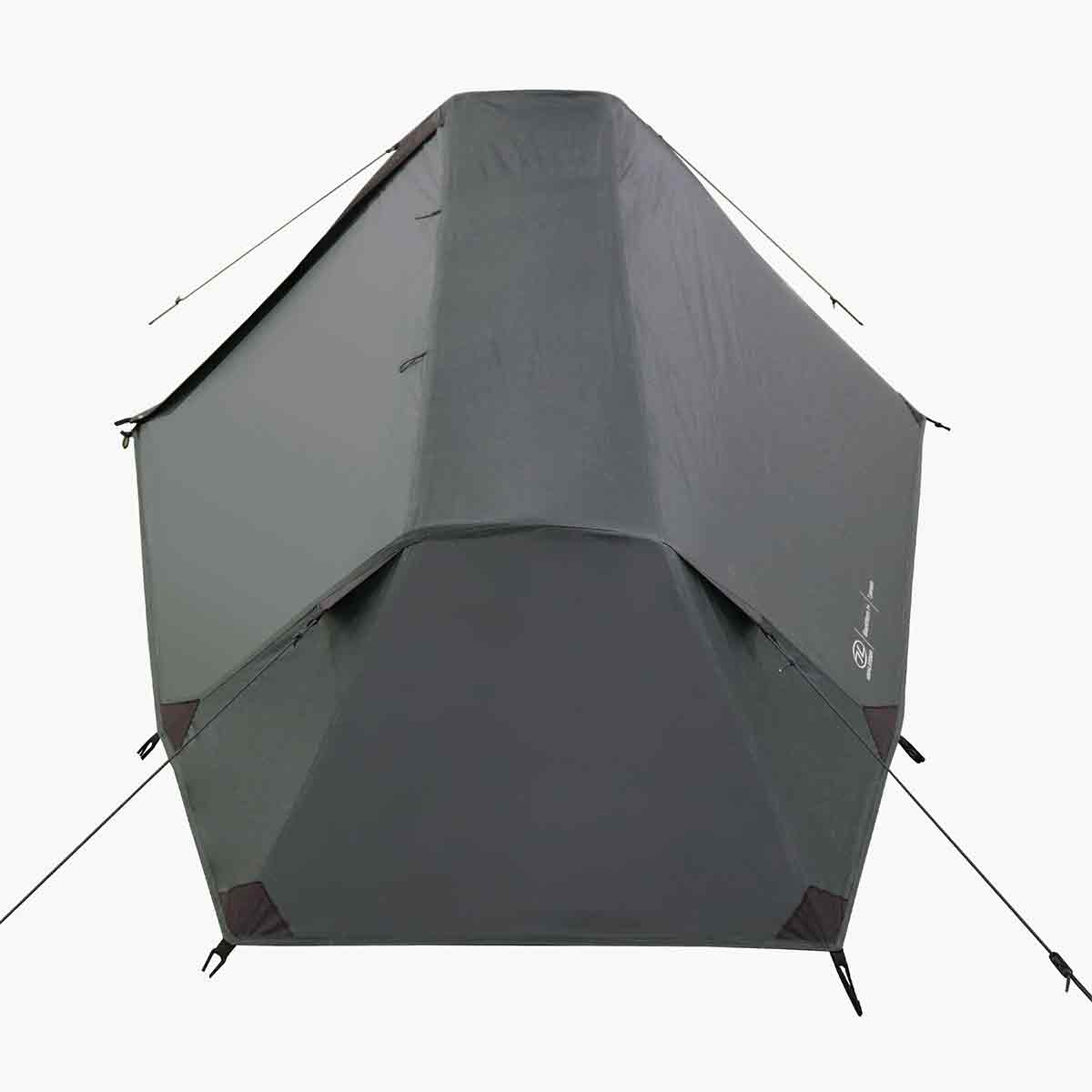 Highlander Blackthorn 1-person lightweight tent - green, from back