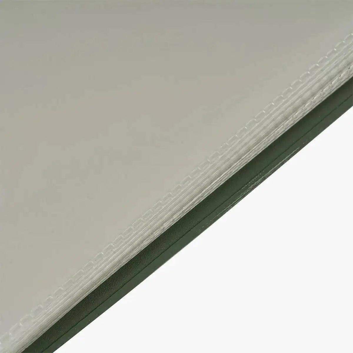 Close-up of Highlander Forces A6 Documents Folder's clear plastic sleeves, showing reinforced edges for durability and long-lasting document protection. from John Bull Clothing