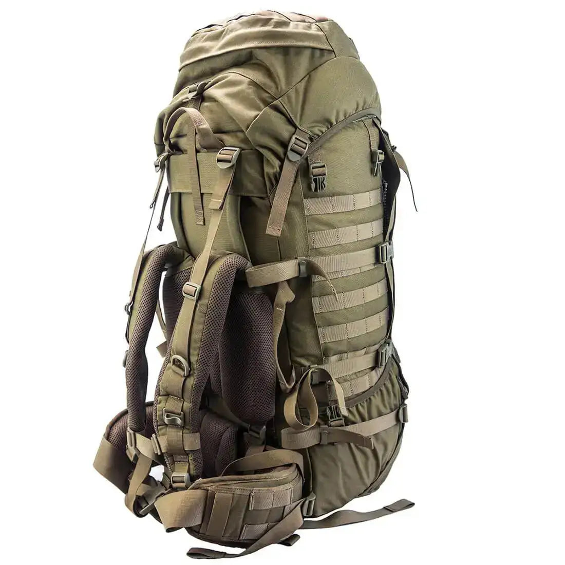 Karrimor SF Predator 80-130 PLCE Rucksack Coyote Rear Side from John Bull Clothing