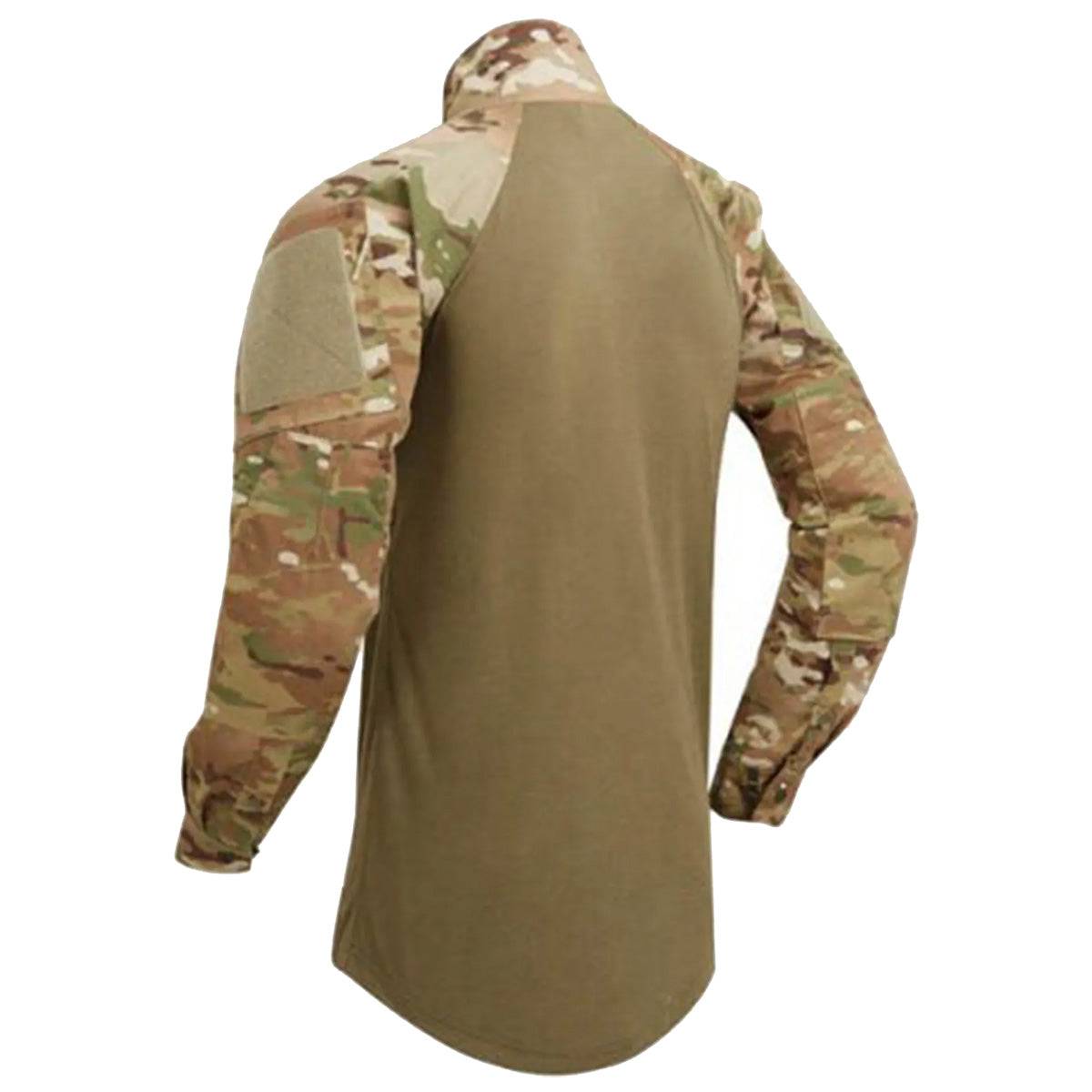 Back view of Keela Tactical UBAC Combat Shirt Multicam showing durable fabric and ergonomic fit for high-performance military use.