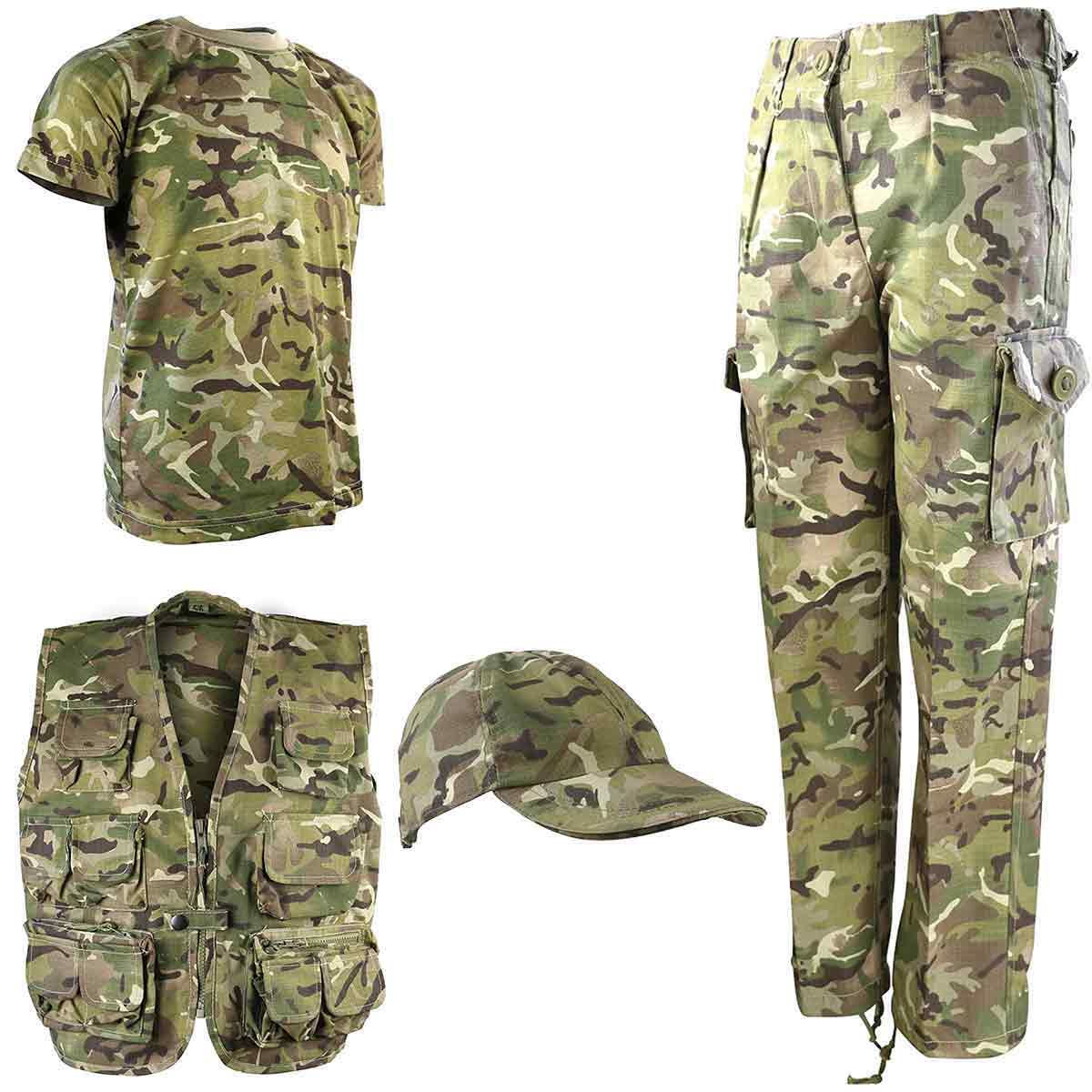 Kombat Kids Camouflage Explorer Army Kit BTP Kombat