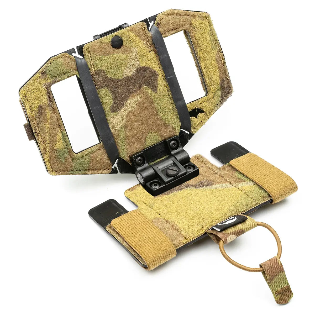 Camouflage ammunition case with phone mount for military use with this Luminae ATAK EUD Phone Mount Pouch Multicam
