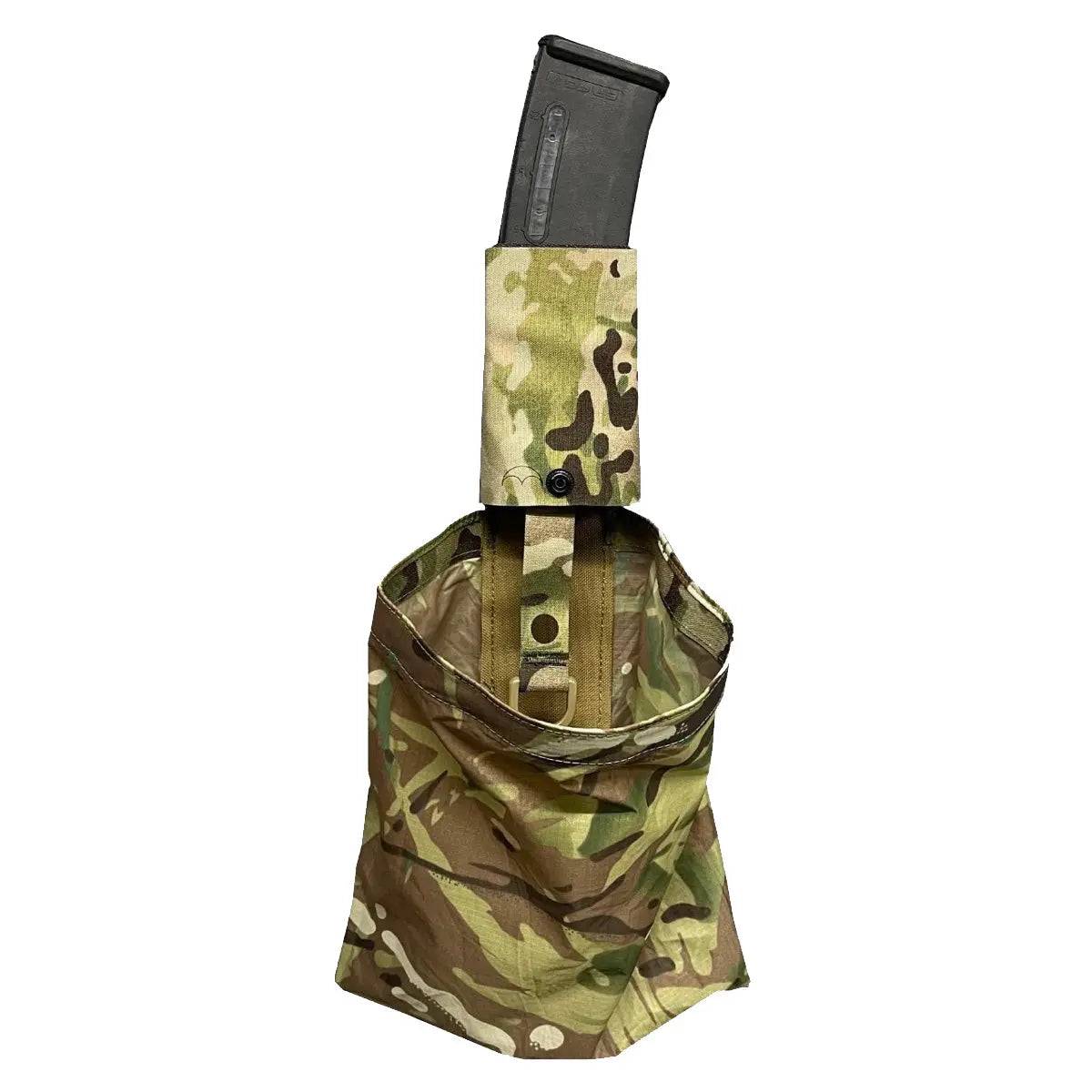 Open-top Luminae Assault Pouch in Multicam, designed for quick access to magazines and essential tactical gear in demanding environments.
