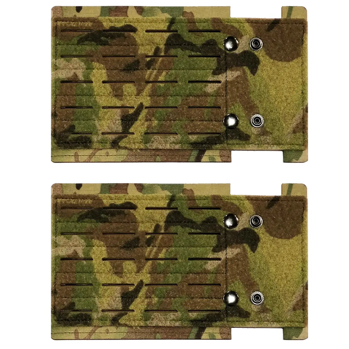 Camouflage ammunition pouch with MOLLE straps for tactical gear