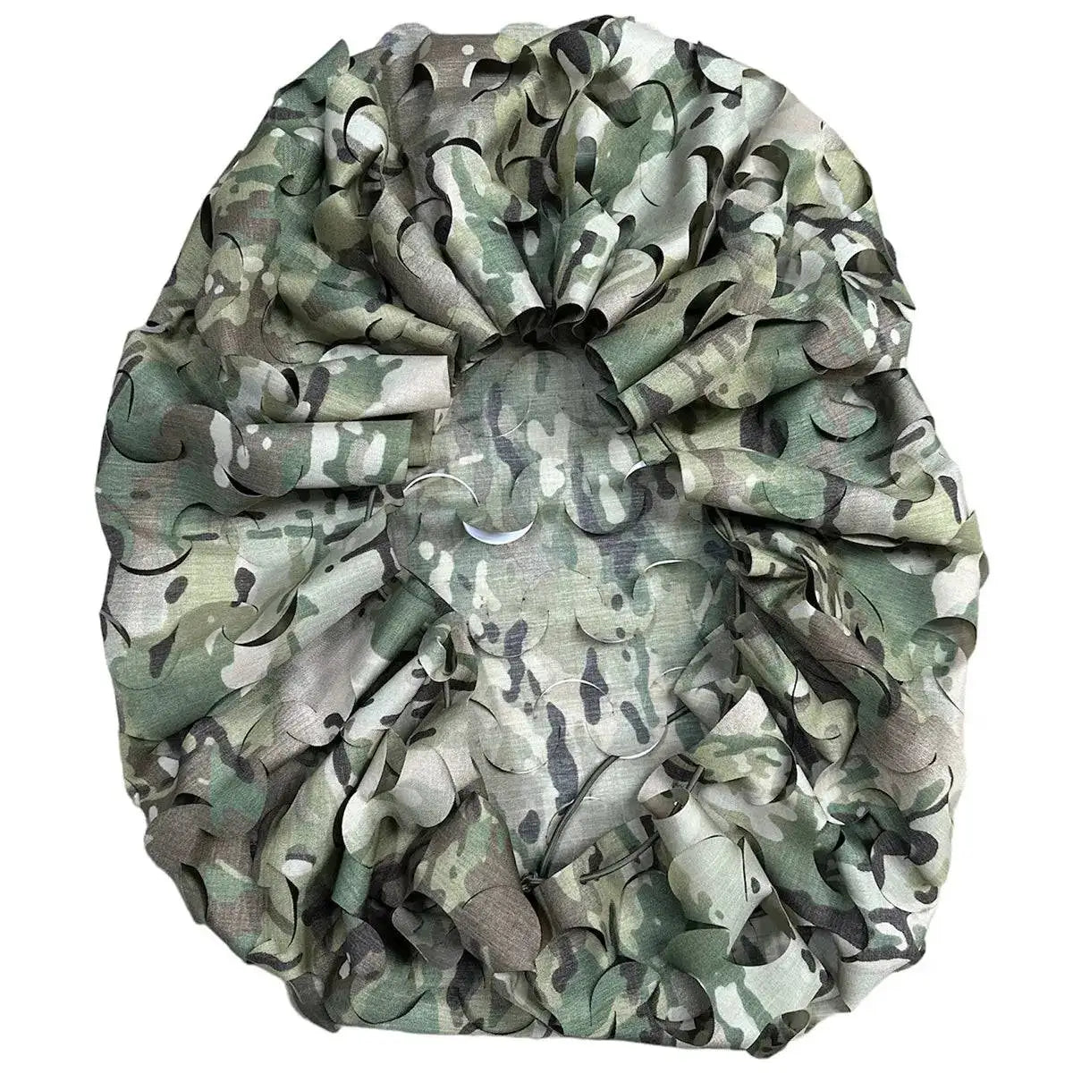 Close-up of Luminae Daysack Scrim Cover MTP laid flat, highlighting its durable Cordura material and multi-terrain camouflage pattern. from John Bull Clothing