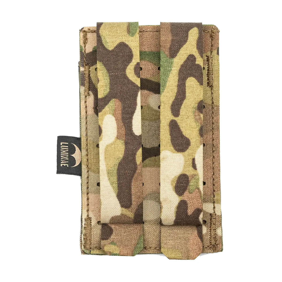 Multicam camouflage weapon pouch for ammunition storage