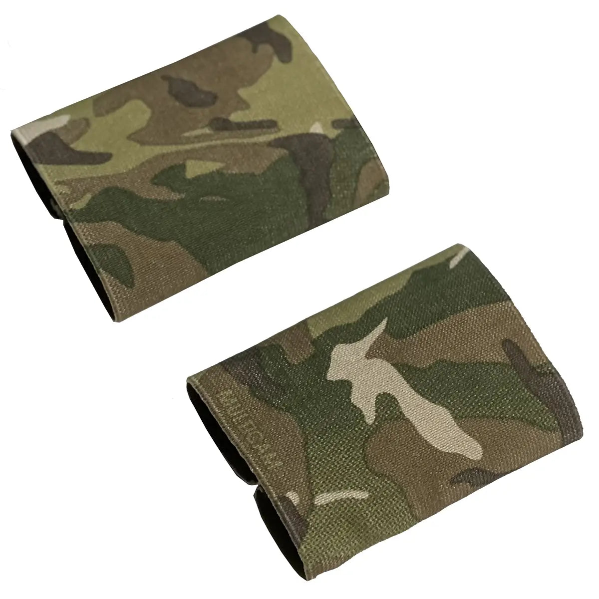 Pair of Luminae Virtus Shoulder Sleeves in Multicam, made from genuine elastic with durable construction for tactical gear support