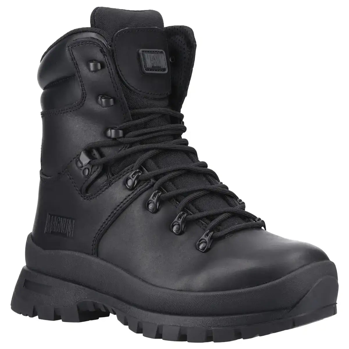 Magnum Valiance full leather black police boot for safety and durability from John Bull Clothing