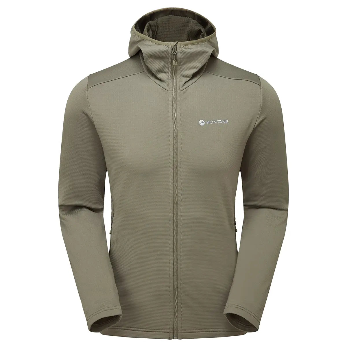 Montane Mens Protium Hoodie Fleece Jacket grey technical fleece jacket for activewear
