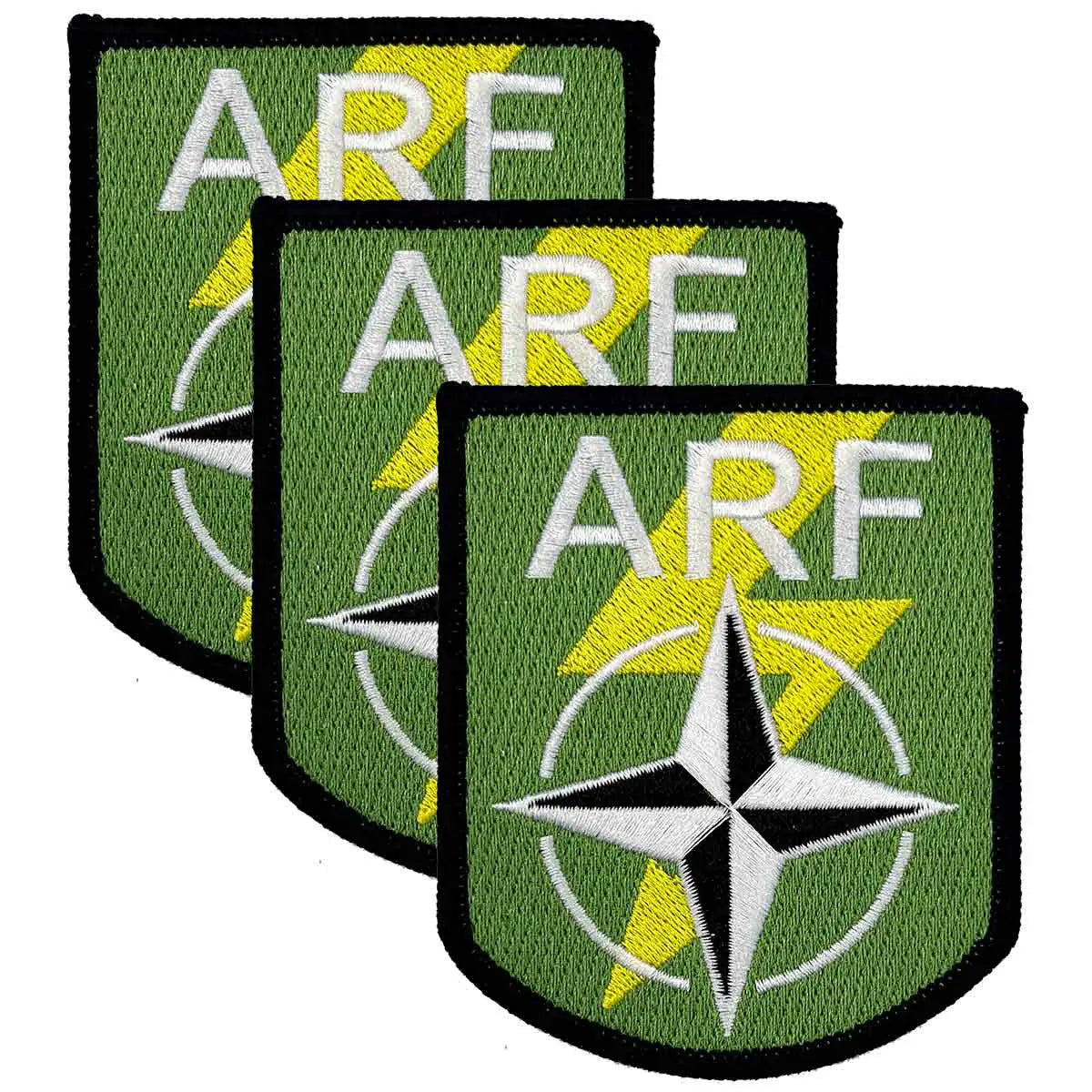 Nato Allied Reaction Forces (ARF) Iron On TRF John Bull 3 Pack from John Bull Clothing