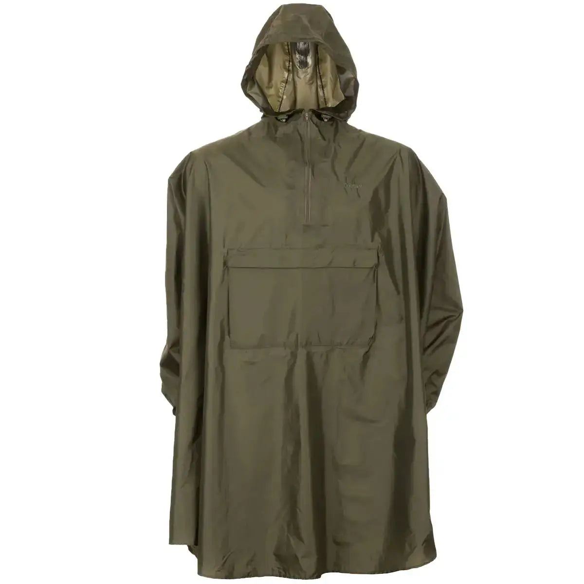 Snugpak Enhanced Patrol Poncho WGTE Olive Green Front On Olive Green from John Bull Clothing