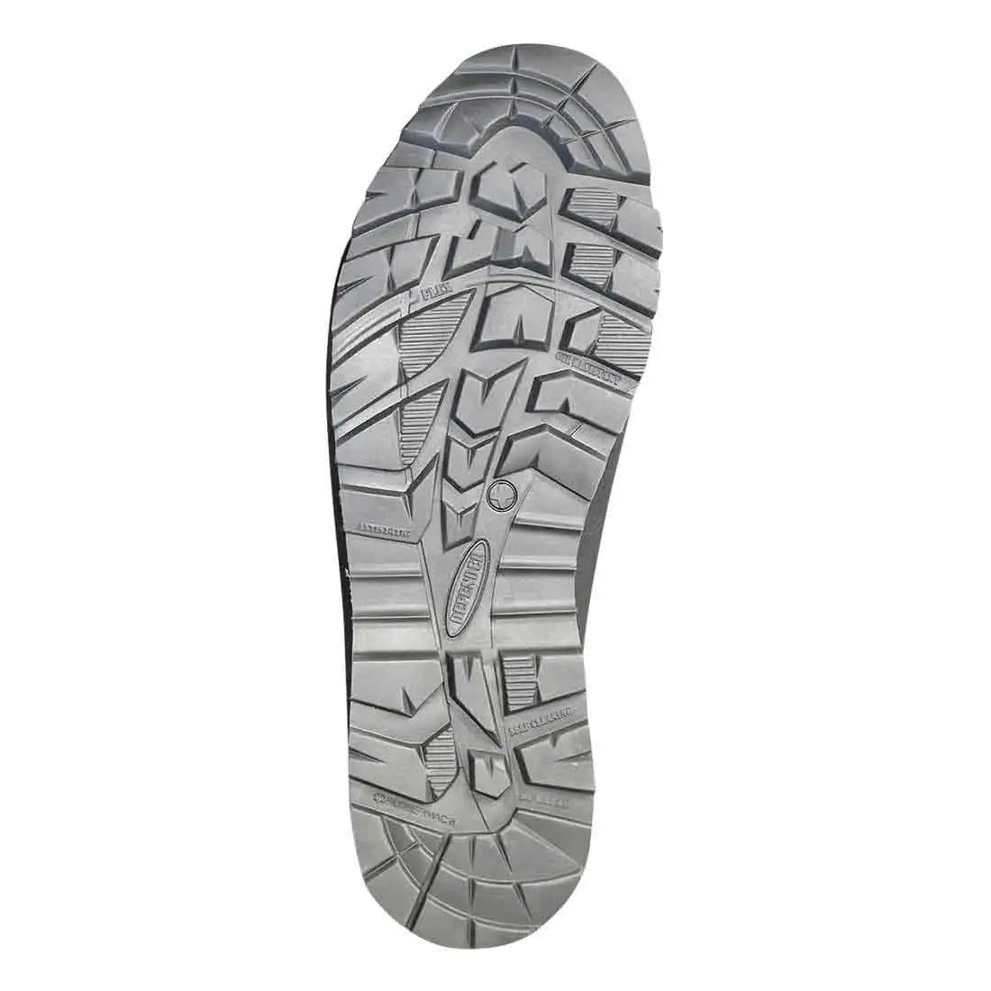 Sole of Altberg Tabbing MK3 Black Police Boot with deep tread pattern for superior grip, stability, and traction on various terrains for law enforcement. from John Bull Clothing
