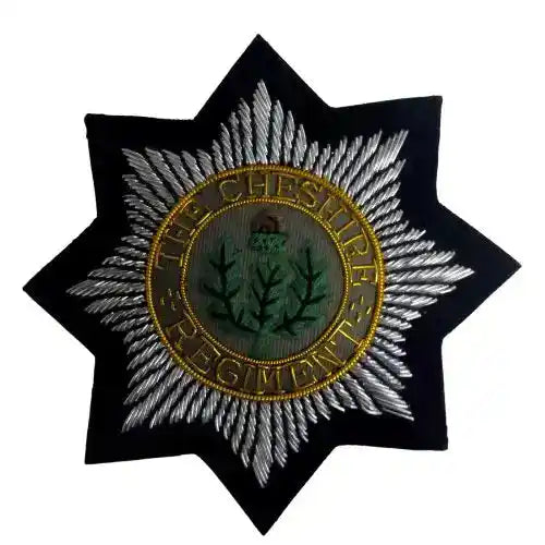 Cheshire Regiment Bullion Blazer Badge - John Bull Clothing from John Bull Clothing