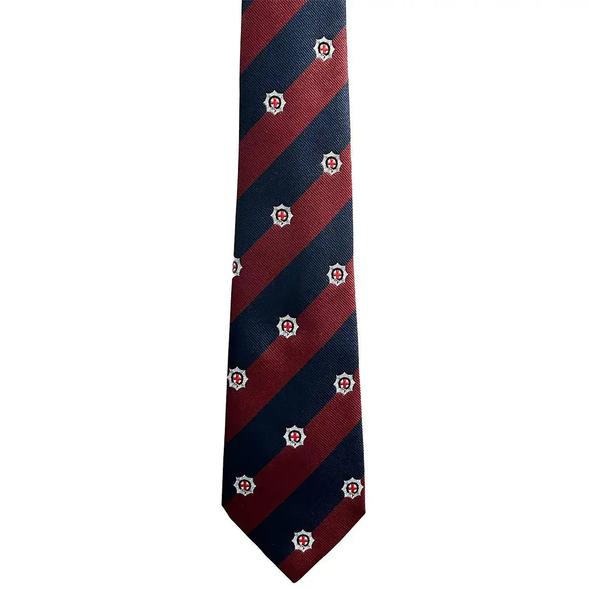 Coldstream Guards Crest Regimental Polyester Tie - John Bull Clothing from John Bull Clothing