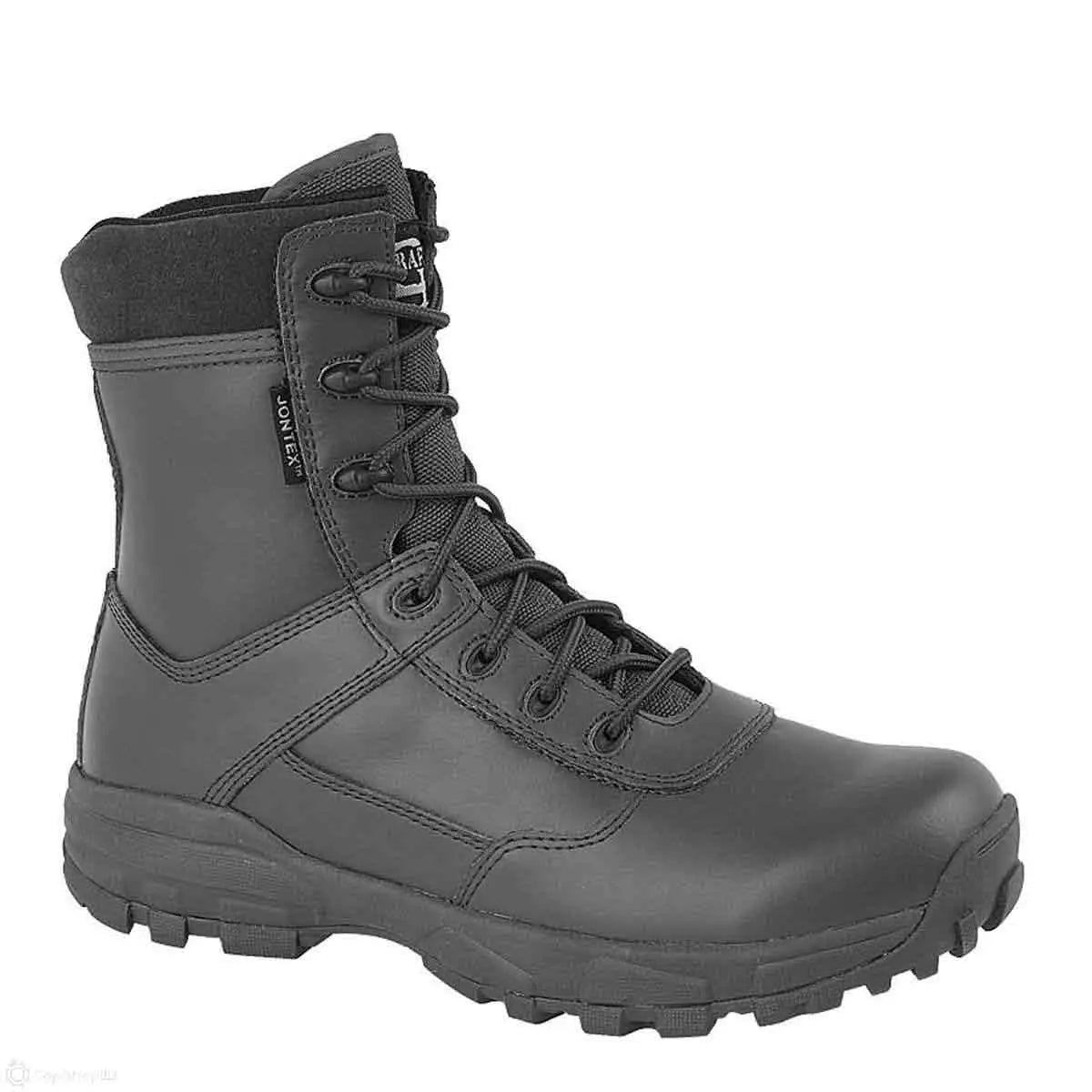 Grafters Ambush 8" Leather Waterproof Police Boot - John Bull Clothing 8 from John Bull Clothing