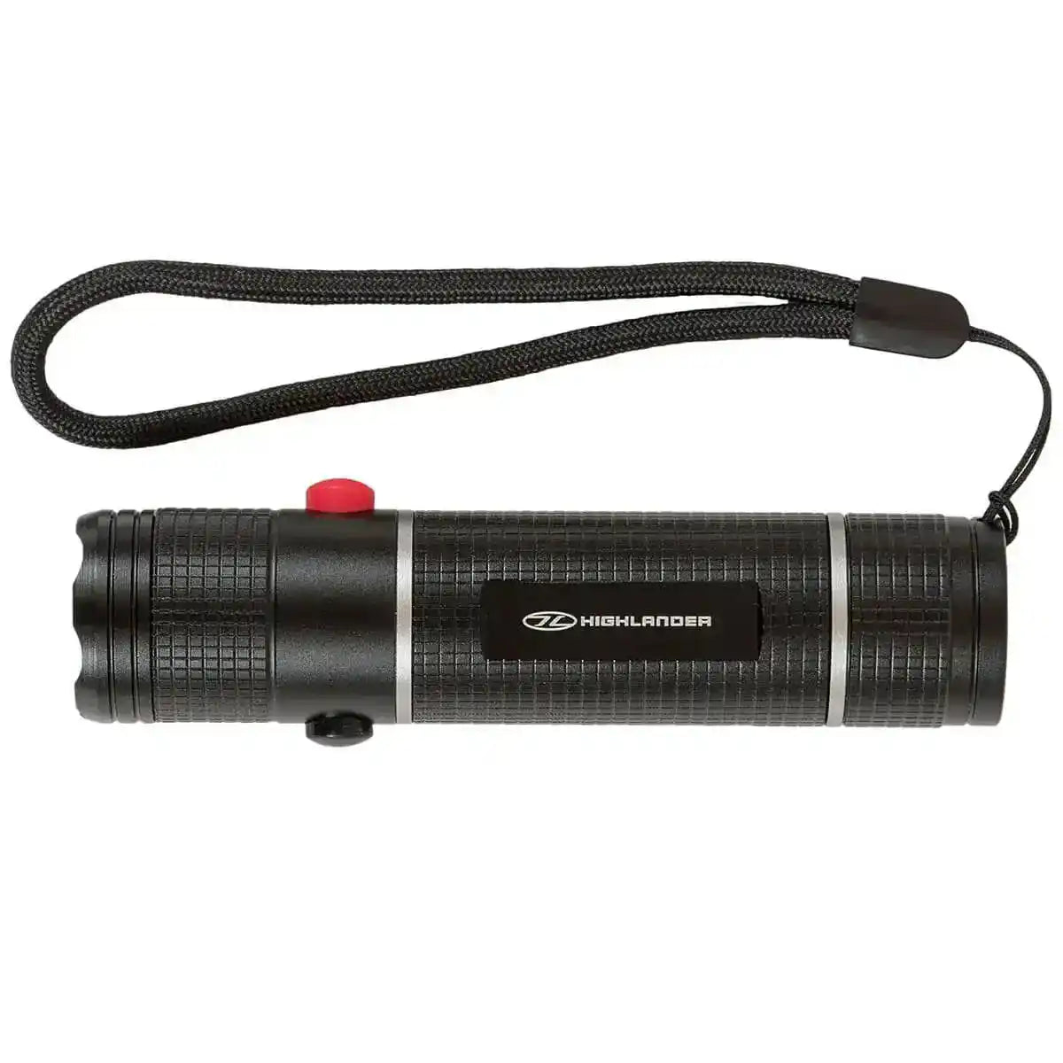 Highlander Hawkeye Tactical Dual Button Torch - Red & White Light - John Bull Clothing from John Bull Clothing