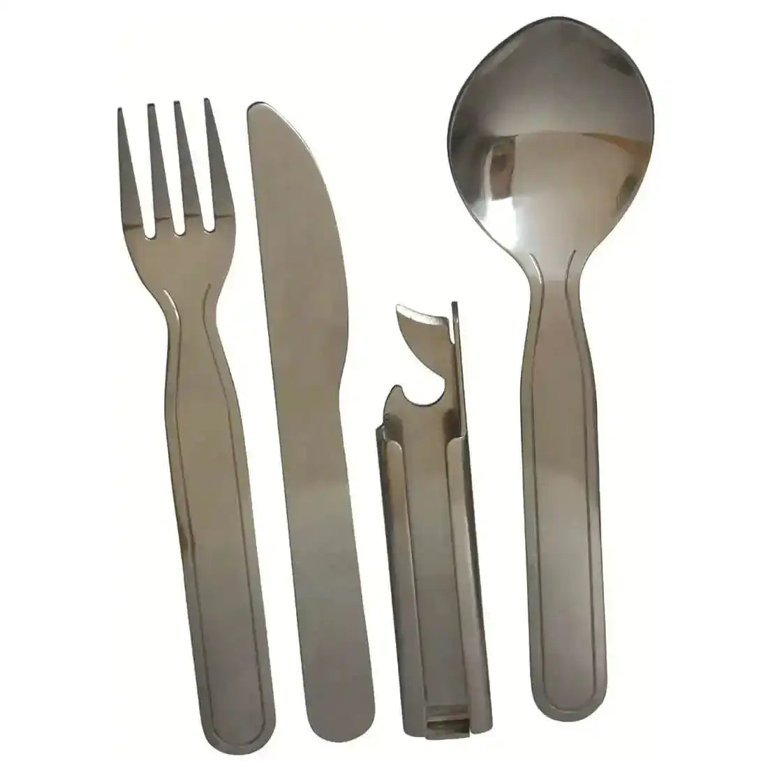 Highlander Military Metal Knife Fork and Spoon Set - John Bull Clothing from John Bull Clothing