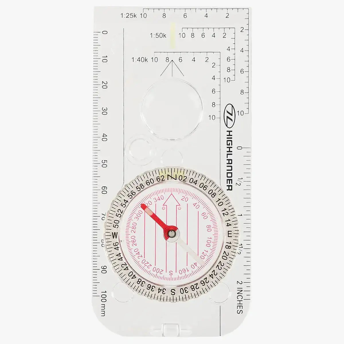 Highlander Pathfinder Military Map Reading Compass - John Bull Clothing from John Bull Clothing