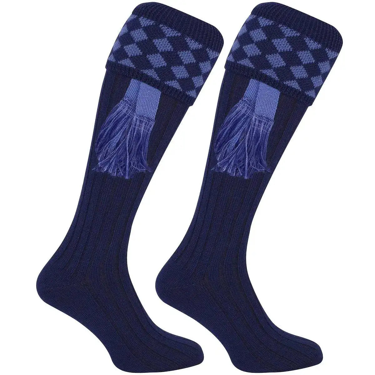 Jack Pyke Harlequin Shooting Sock - John Bull Clothing Navy from John Bull Clothing