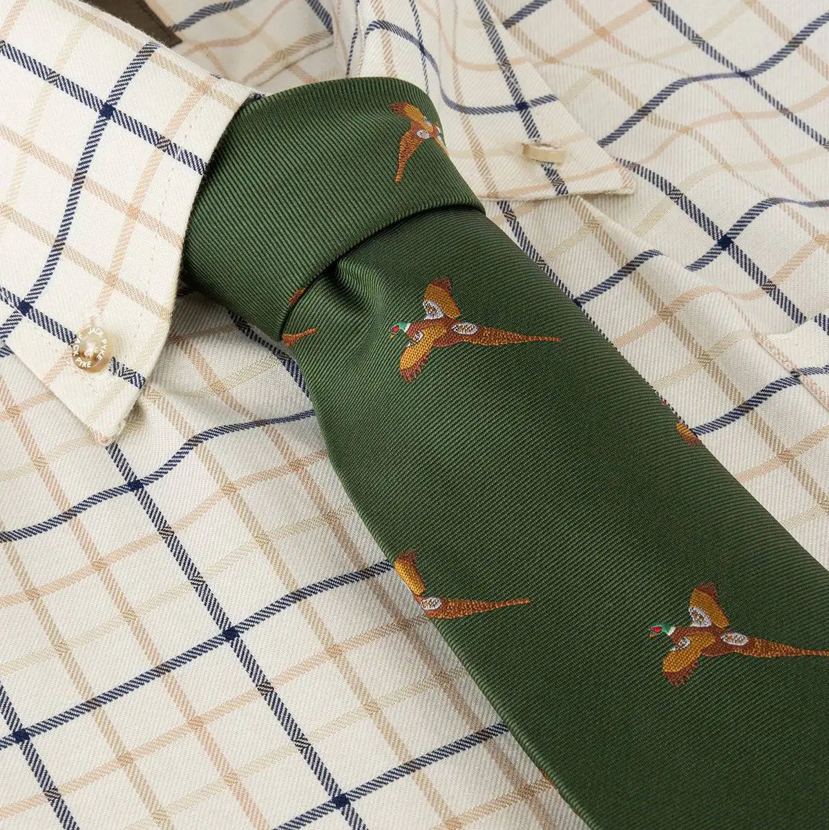 Jack Pyke Hunting Tie Pheasant - John Bull Clothing Green from John Bull Clothing