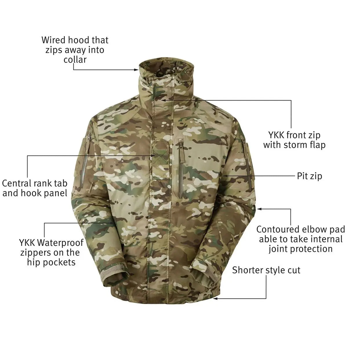 Keela SF Mk5 Belay Jacket Waterproof MTC - John Bull Clothing