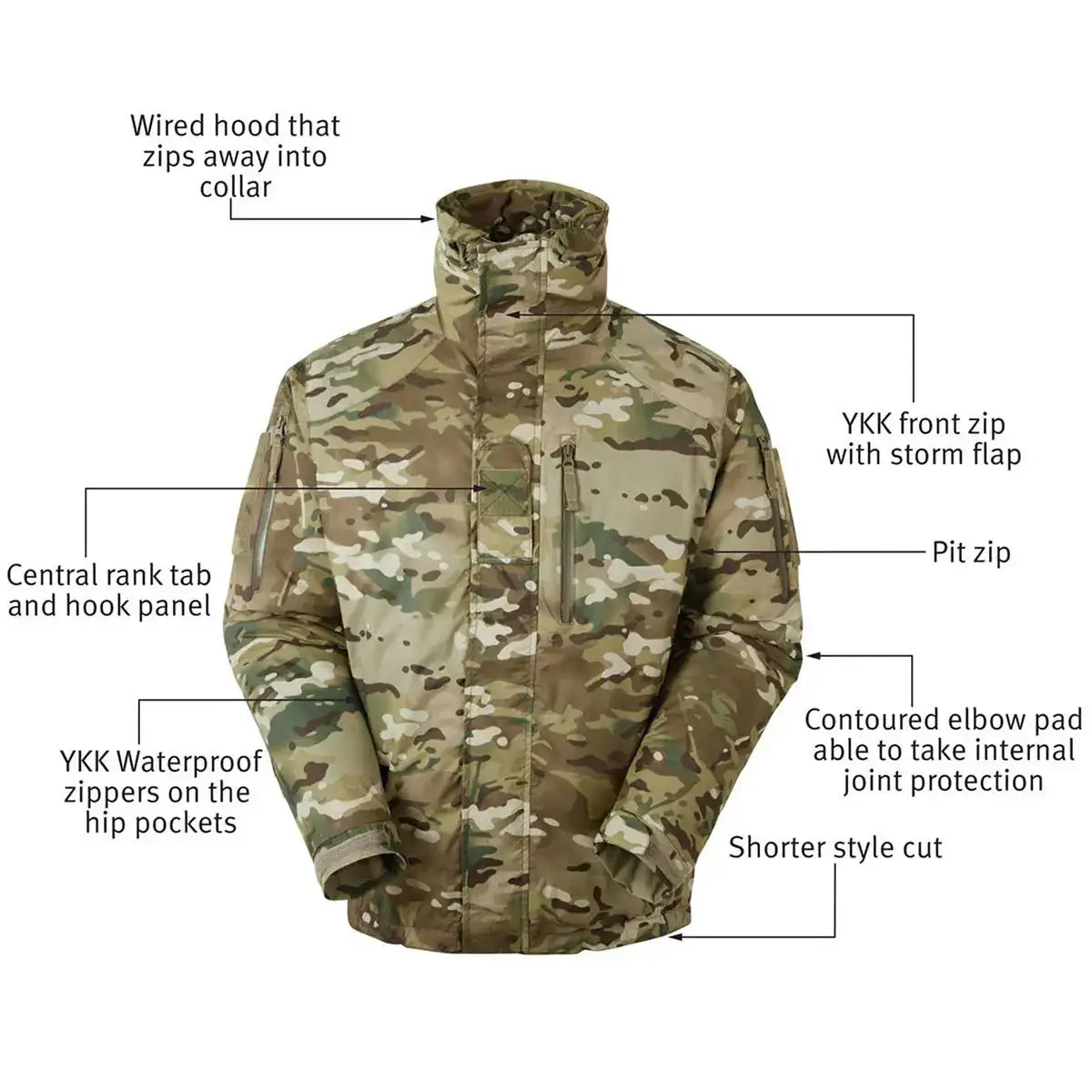 Keela SF Mk5 Belay Jacket Waterproof MTC - John Bull Clothing from John Bull Clothing