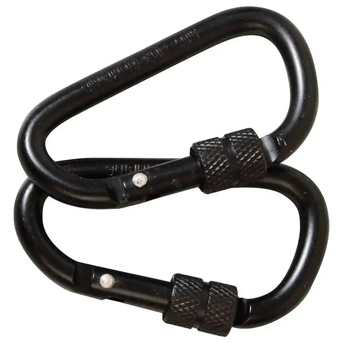 Kombat Carabiners Screwgate 8mm - 2 Pack - John Bull Clothing from John Bull Clothing