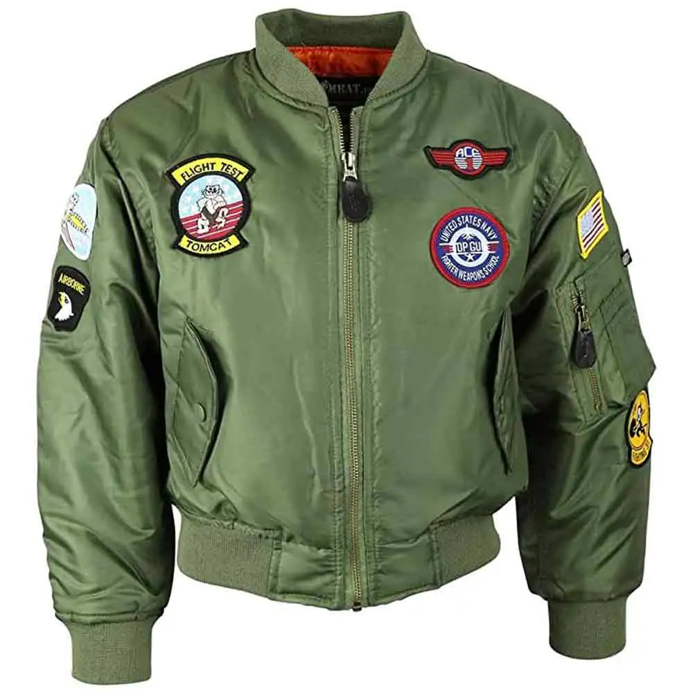 Kombat Kids MA1 Top Gun Flight Jacket - John Bull Clothing from John Bull Clothing