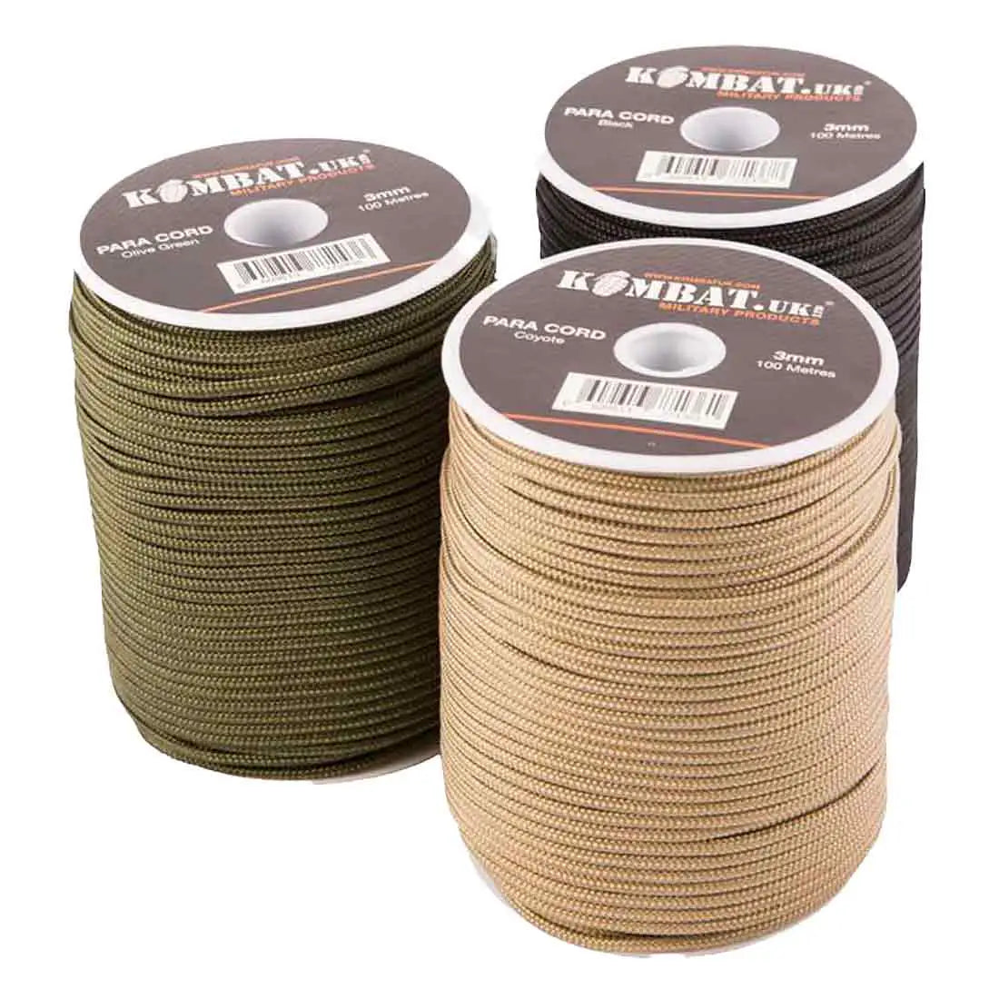 Kombat Para Cord Reel 100 Metres - John Bull Clothing from John Bull Clothing