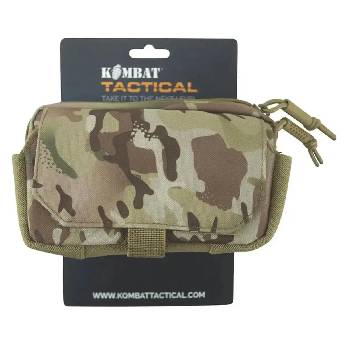 Kombat Phone Utility Pouch British Terrain Pattern - John Bull Clothing from John Bull Clothing
