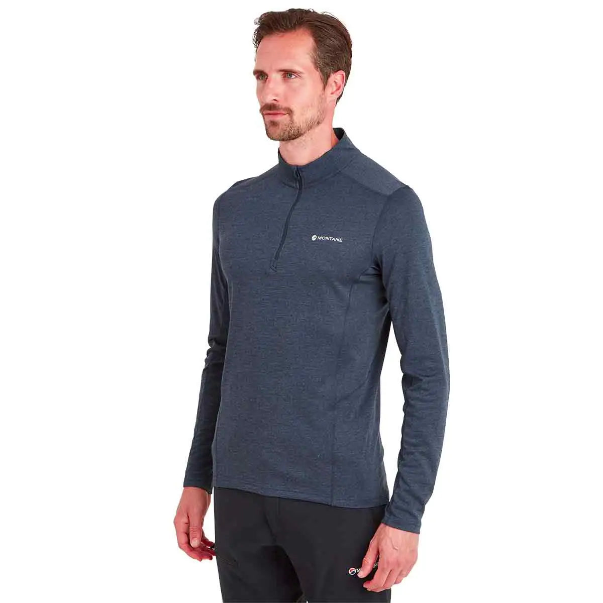 Montane Mens Dart Zip Neck T-Shirt - John Bull Clothing from John Bull Clothing