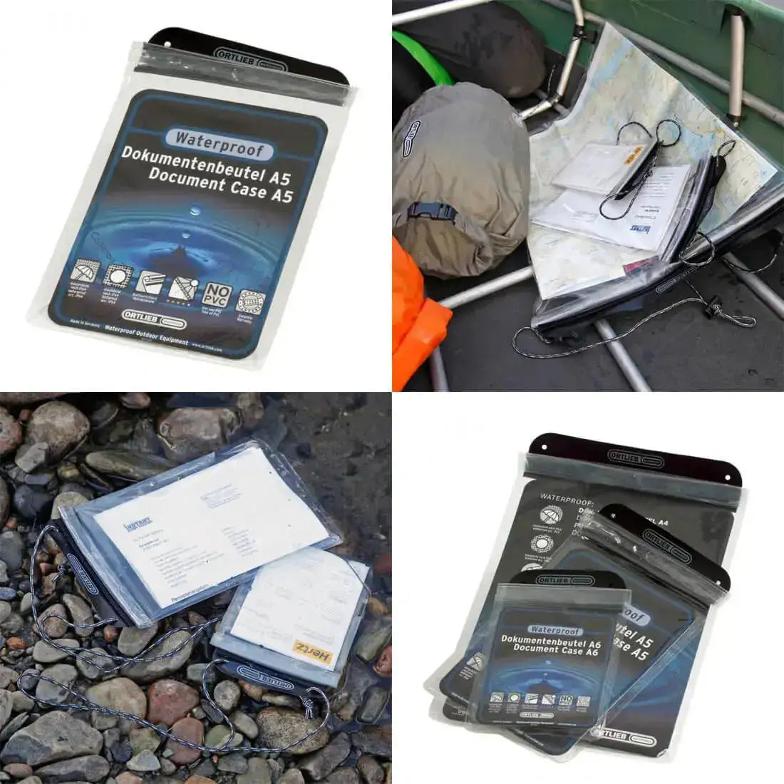 Ortlieb A5 Waterproof Document Case - John Bull Clothing from John Bull Clothing