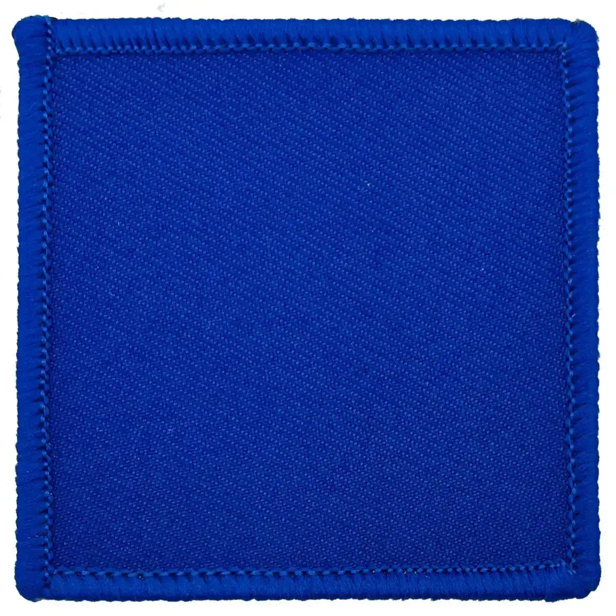 Single blue Para D-Z TRF 7 x 7 cm iron on patch with reinforced border, made to MoD standards for military use. from John Bull Clothing