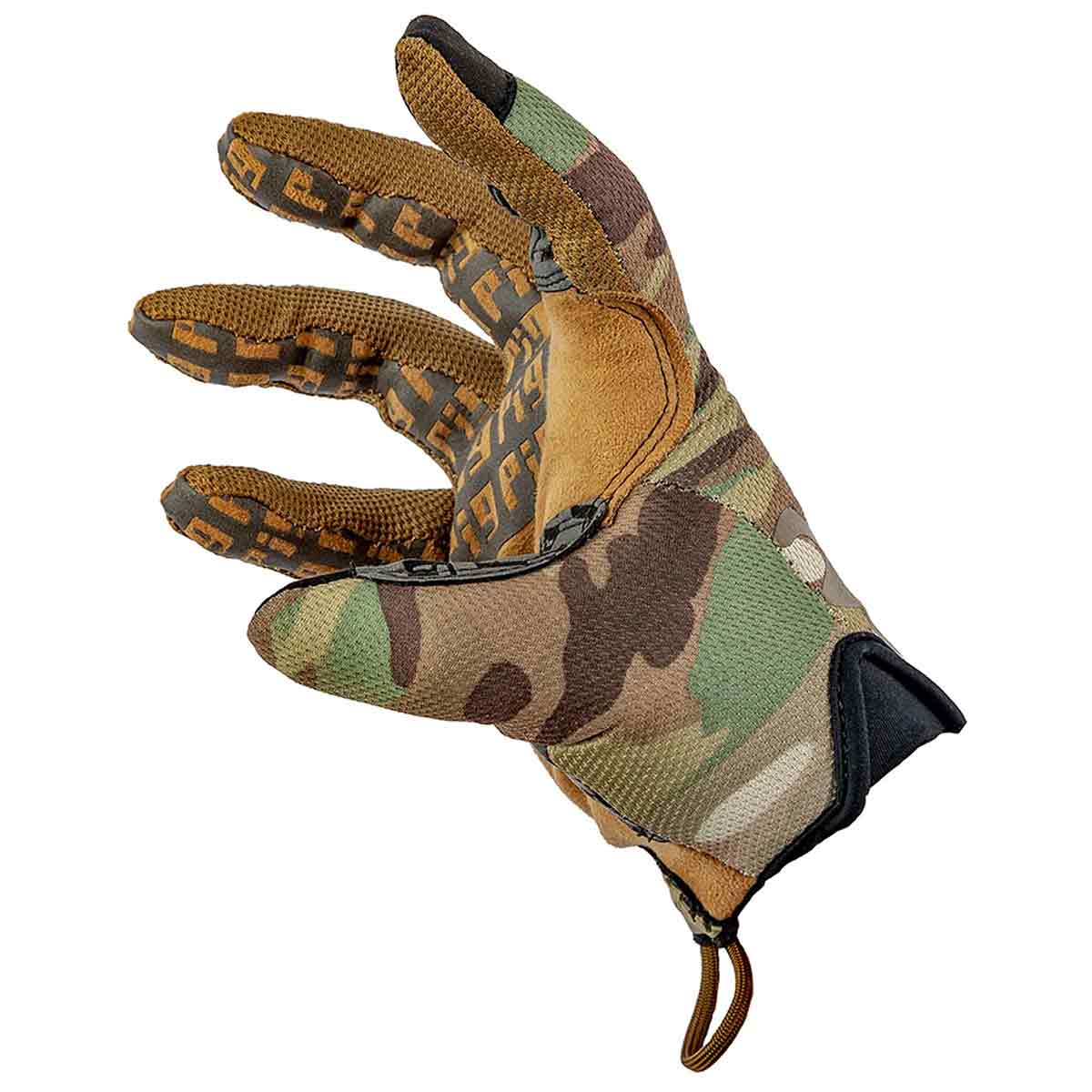 PIG FDT Delta Utility Shooting Glove Multicam with textured grip and snug fit. Designed for high-performance tactical and shooting applications.