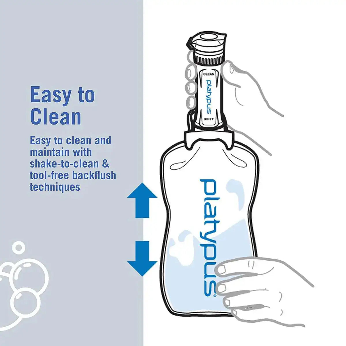 Platypus Quickdraw 1L Microfilter Reservoir System - John Bull Clothing from John Bull Clothing