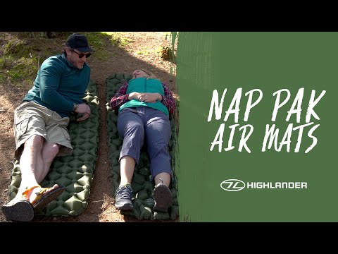 Highlander Nap-Pak Primaloft Inflatable Mat Video