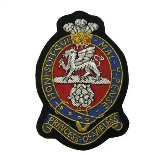 PWRR Bullion Blazer Badge - John Bull Clothing from John Bull Clothing
