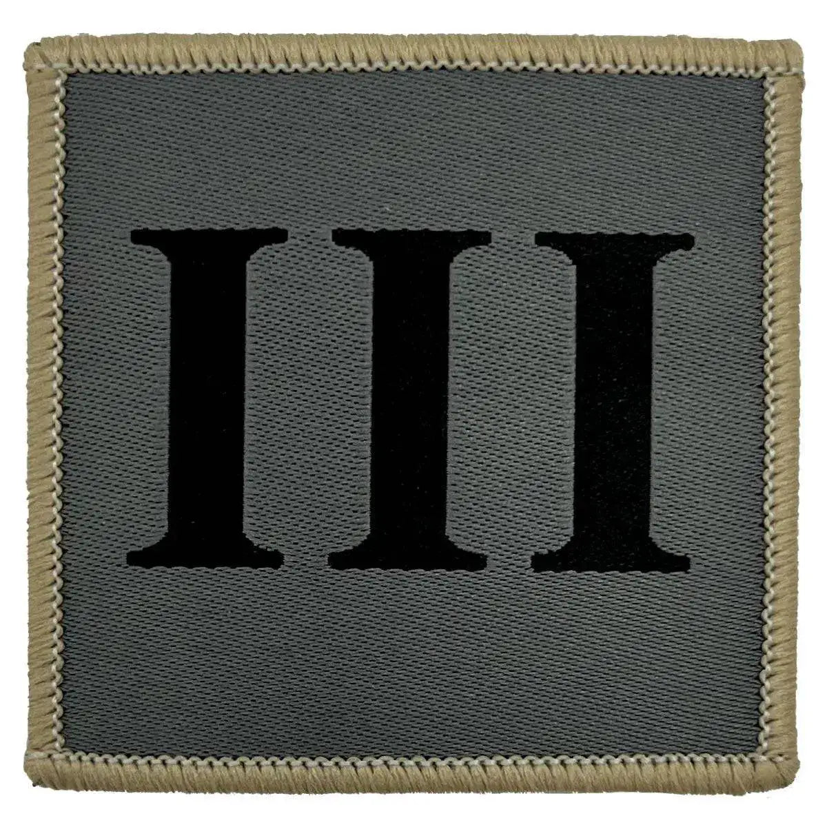 Ranger Regiment III Iron On TRF Badge with Tan Border - John Bull Clothing 1 Flash from John Bull Clothing