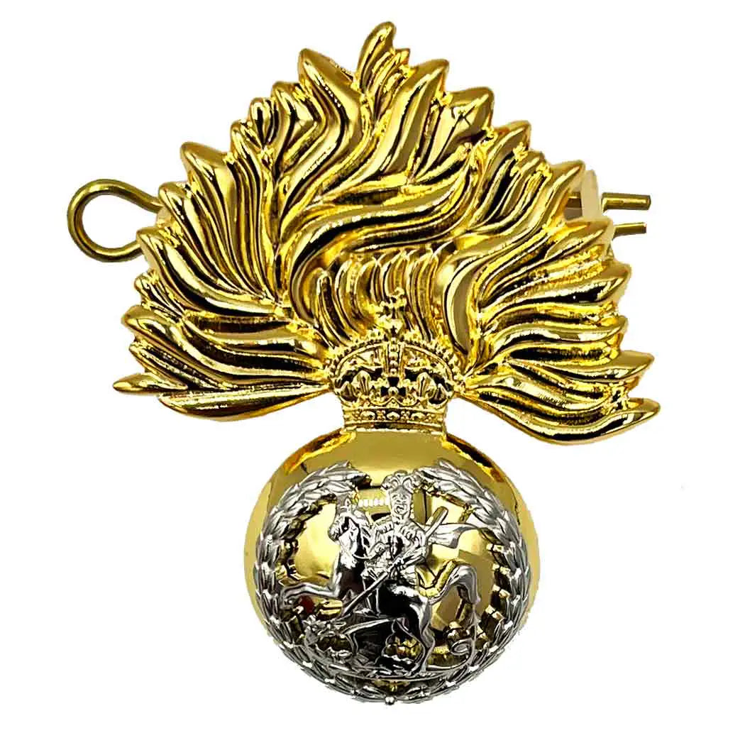 Royal Regiment of Fusiliers Beret Cap Badge with Kings Tudor Crown - John Bull Clothing from John Bull Clothing