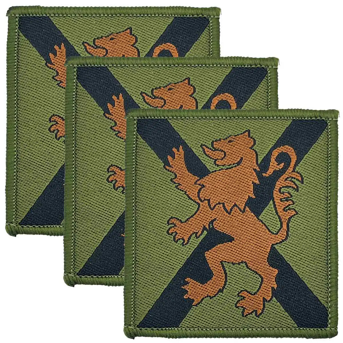 Royal Regiment of Scotland TRF - Iron or Sewn On Flash - John Bull Clothing Green/Black from John Bull Clothing