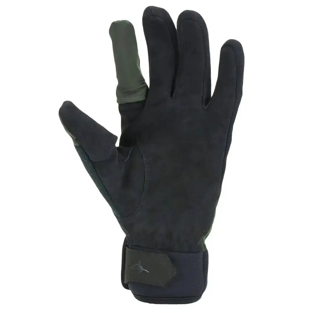 Sealskinz Stanford Waterproof All Weather Sporting Glove showcasing a foldable trigger finger and reinforced grip for precision in hunting and shooting. from John Bull Clothing