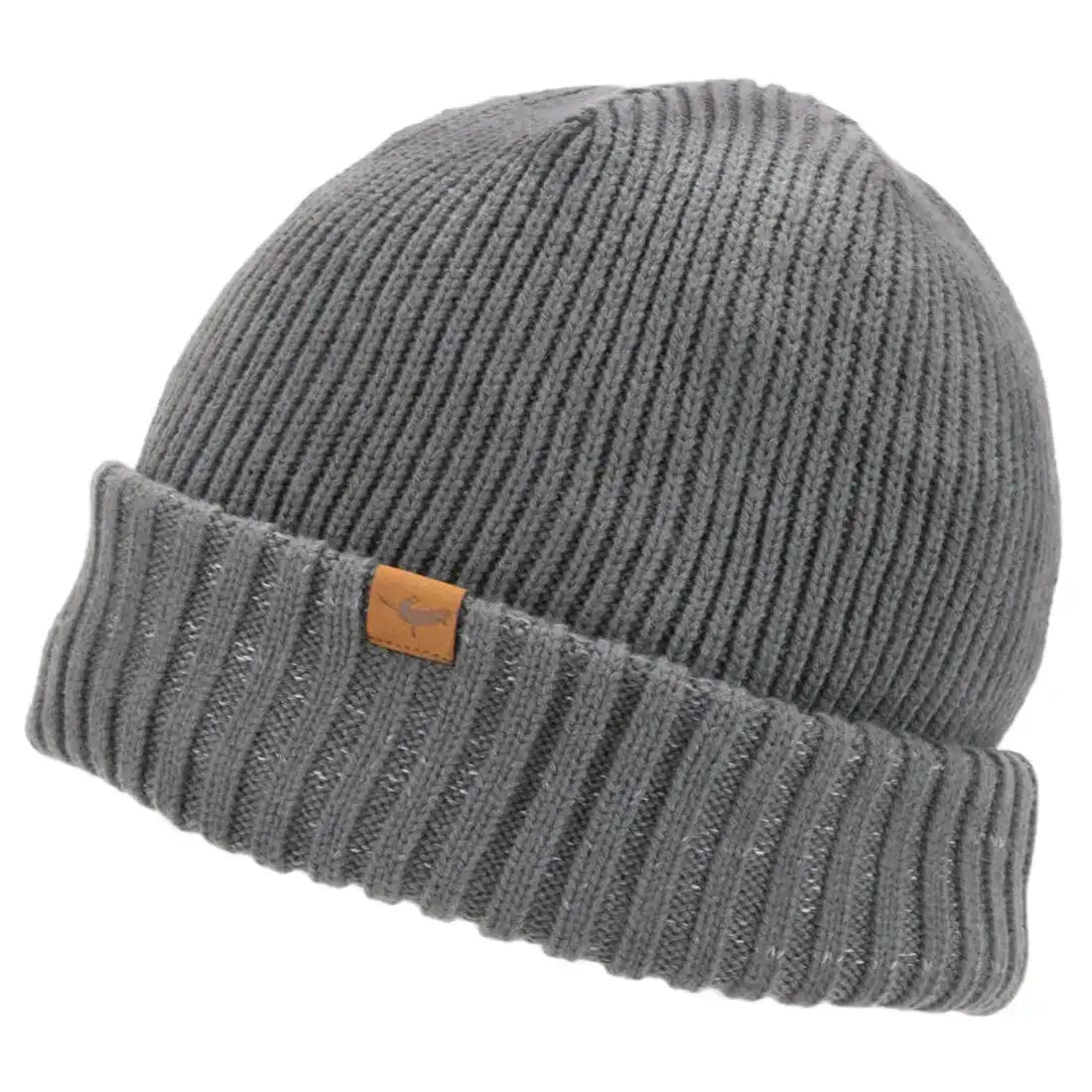 Sealskinz Waterproof Cold Weather Roll Cuff Beanie - John Bull Clothing Grey from John Bull Clothing
