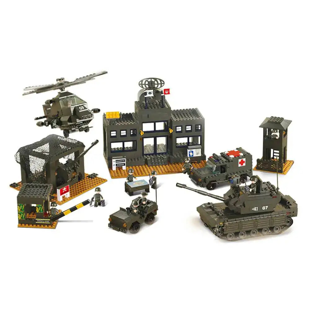 Sluban Army Headquarters Set M38-B7100 - John Bull Clothing from John Bull Clothing